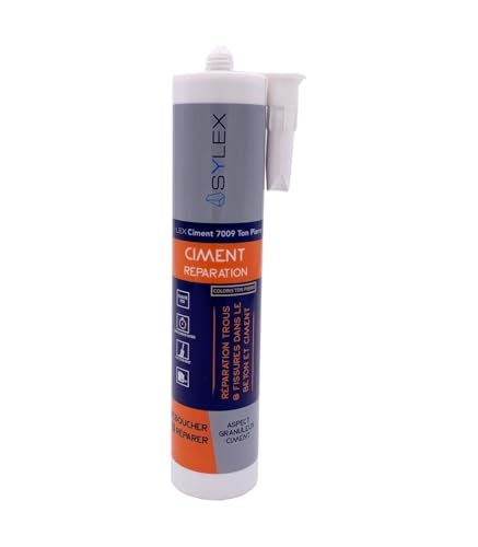 SYLEX - Mastic Réparation Ciment 7009 280ml - Couleur TON PIERRE