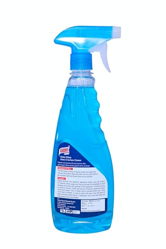 Image of Glass and Surface Cleaner Liquid Spray - Shine Booster for Glasses Mirrors and Multi-Surfaces | Removes Dirt Dust & Grime | Ideal for Car Kitchen Home Surfaces (500 ml Pack of 1)