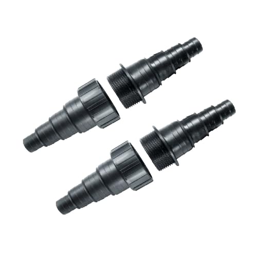 AquaOne Schlauchverbinder CMT-101 2 Stück 20/25/32/38mm I Hochwertiger Verbinder für Garten & Schwimmbad I Teichschlauch I Poolschlauch I Schwimmbadschlauch I Schlauch Adapter I Reduzierung Anschluss