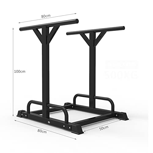 Hobekrk Strength Training Pull-Up Bars Dip Stands Dip Station Home Gym Slim Heavy Duty Dip Bars Pull Ups Chin Up Bar Parallel Arm Flexion And Extension Heavy Load Fitness,Black #TOP4