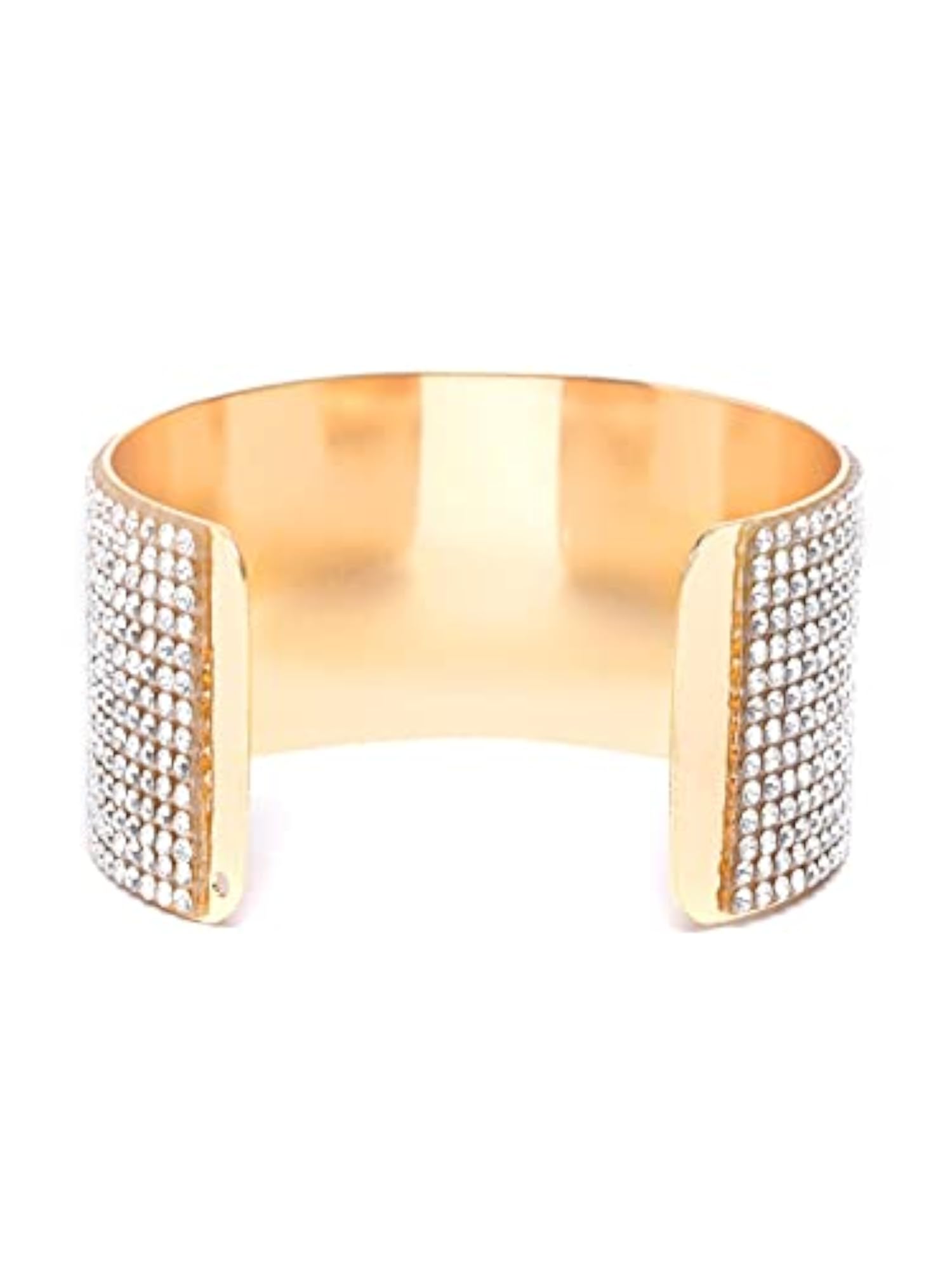Crystal-Studded Bangles Bracelets - Valentine Jewellery