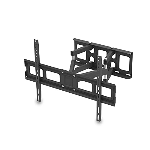 Bonnlo Support Mural TV Inclinable pour Écrans LED LCD Plasma 32-70 Pouces, Charge Maximale 50 kg (110 lbs) - Support TV Inclinable et Pivotant avec Niveau à Bull, VESA Max de 400x600 mm (Noir) Cover