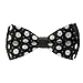 WUXEKZO Boys Daisy Flower Floral Polka Dot Pre-Tied Bow Tie for Party, Business, Prom, Fashion Butterfly Bow Ties