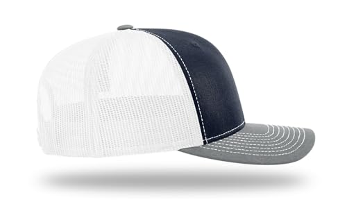 Image of Richardson 112 Trucker Hat - Premium Blank Baseball Cap, Adjustable Snapback Hat - Structured Six Panel Richardson Blank Hats