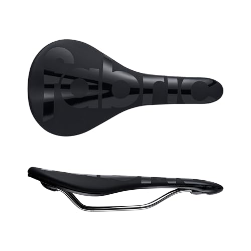 Fabric Scoop Race Team Flat Saddle - Titanium Rails - Aggressive Riding Posture - 142mm x 282mm