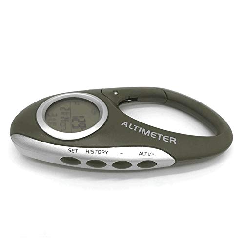 Altímetro Digital, Romacci Altímetro de escalada de acampamento ao ar livre Carabiner Barômetro de m