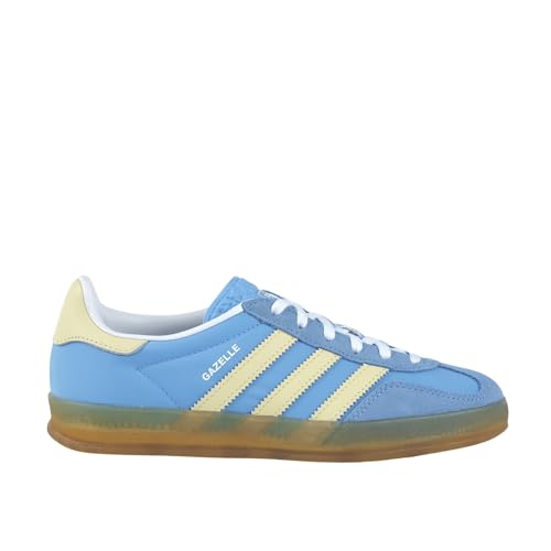 adidas Gazelle Indoor femme bleu et jaune basket basse suède taille 36.5