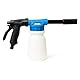 Vixzoid Schaumpistole Auto Schaumlanze 900 ml Schaumkanone Verstellbare Schaumpistole für Gartenschlauch SchaumsprüHer für Autowäsche, Haus, Gartenwäsche (Blau)