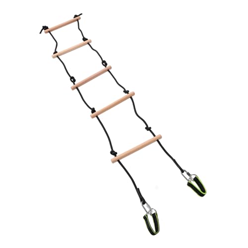 FOYTOKI Outdoor Play Structure 1pc Boys and Girls Wooden Rope Ladder Climbing Ladder Accessories