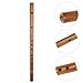 Toyvian Wooden Piccolo Flute Small Traditional Musical Instrument with Storage Bag Portable 14.17In Lightweight Wind Instrument for Beginners and Kids
