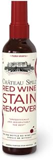 CHATEAU SPILL Red Wine Stain Remover for Clothes – 4oz Safe Stain Remover Spray for Stubborn Stains - Cleaner Wipes Away New and Set on Tablecloth, Garment, Carpet, Upholstery and Laundry