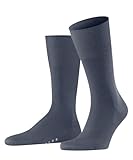 FALKE Airport M So laine coton unies 1 paire, Chaussettes Homme, Bleu Blue Ink 6491, 45-46