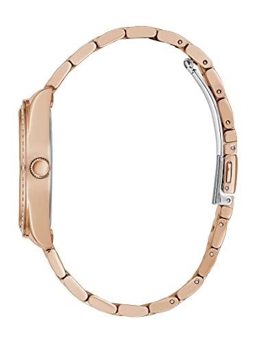 Image of Guess Round 36mm Rose Gold Dial Analog Women Watch - GW0307L3