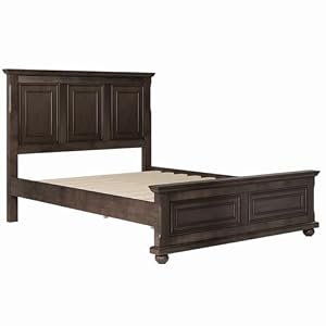 Rustic Queen Bed Frame Country Style Queen Size Bed with 53.4” Tall Headboard and Under-Bed Storage, Noiseless, No Box Spring Needed, Luxury Platform Bed Frame for Bedroom Rustic Queen Bed Frame Country Style Queen Size Bed with 534 Tall Headboard and Under Bed Storage Noiseless No Box Spring Needed Luxury Platform Bed Frame for Bedroom