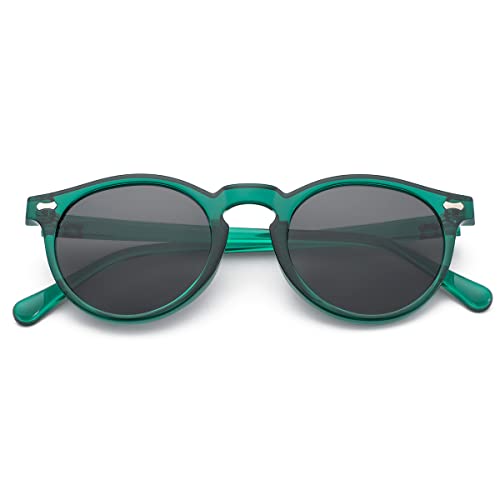 Image of Vintage Polarized Sunglasses for Men Women Round Retro Classic Fashion Eyewear UV400 Protection Sun Glasses
