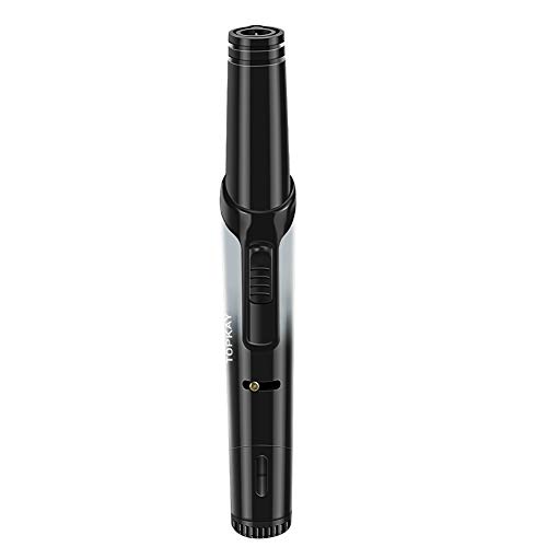 Torch Lighter, Candle Lighter, Long Lighter for Grill, BBQ, Butane Fuel Refillable Torch Lighter, Multipurpose Windproof Jet Flame Lighter for Fireplace, Camping(Empty Fuel)