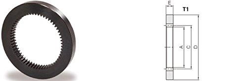 KHK SI2.5-80, 2.5, 80 Tooth, Internal Ring Gears