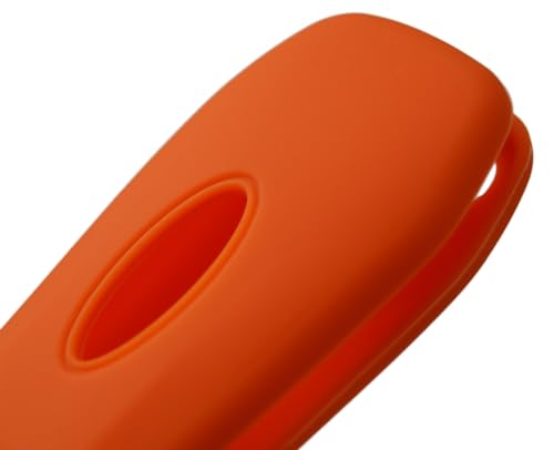 Image of Silicone Rubber Key Fob Covers Protector for Ford F150 F250 F350 F450 F550 Raptor Ranger Transit Fusion Bronco Lightning Maverick XLT (Flip Key)