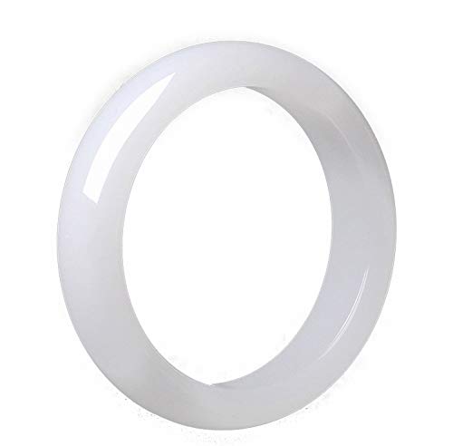 Bracelet en jade néphrite blanc de Chine jonc en pierre naturelle véritable 52mm 64mm