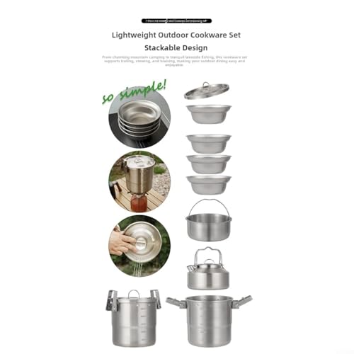 Casseroles légères avec bouilloire de camping pour optimiser votre sac - 3