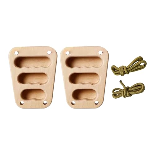 Aosekaa Climbing Hangboard Pull up Fingerboard with Hanging Ropes Hand Wrist and Forearm Strengthener for Men Women Indoor Outdoor