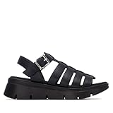 REFRESH - Sandalias Cangrejeras Mujer Negro - Calzado Cómodo y Versátil - Moda casual - Modelo 17515901 (Talla 41)