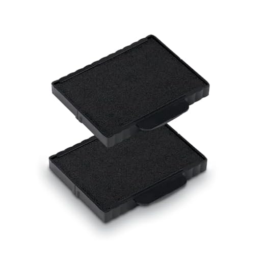Trodat Ersatzkissen 6/57 für Professional 5207 und 5470 – Farbe Schwarz, 2er-Pack