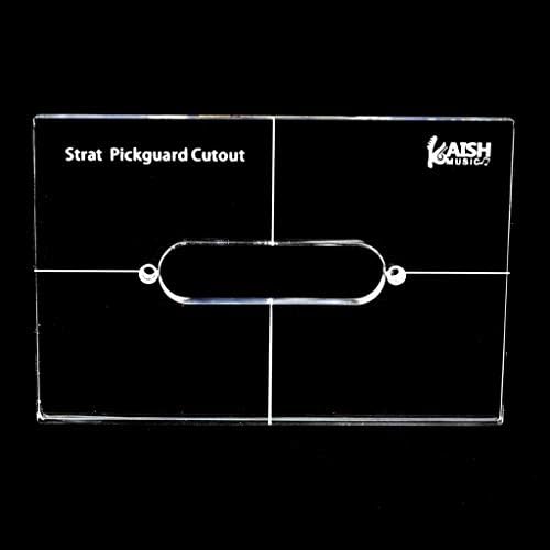 Amazon.com: KAISH Acrylic Single Coil Pickup Routing Template Pickup ...