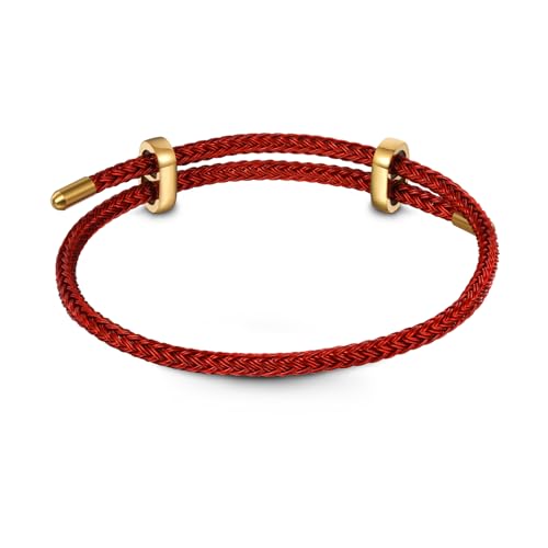 GNOCE Adjustable Basic Bracelet with 2 Pieces of Stoppers Bracelet for Women, Stainless Steel Bracelet For Her2