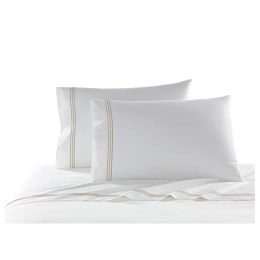 Kassatex Strada Bedding Collection Standard Pillowcase Set, Mink,SRB-SPC-MNK,2
