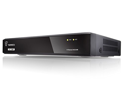 TIGERSECU 5MP Super HD H.265+ 8-Channel Hybrid 5-in-1 DVR Security Recorder with 2TB Hard Drive, for 5MP HD-TVI/AHD/CVI/Analog/ONVIF 2.0+ IP Cameras (Cameras Not Included) - Thumbnail 5