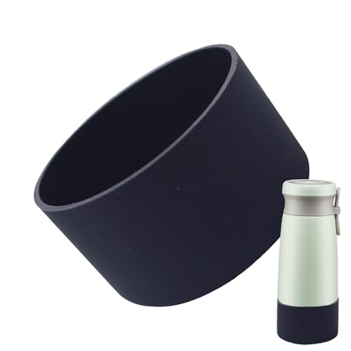 Nuytghr Manicotto per bottiglia in silicone, copertura antiscivolo per manica inferiore della bottiglia - per bottiglie d'acqua con custodia protettiva in silicone antiscivolo,Protezione della manic
