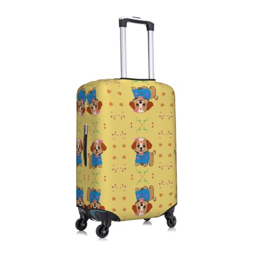 Luggage Suitcase Cover Protector, Printed Adorable cartoon dog Luggage Covers for Suitcase, Baggage Covers Fits 18-32 Inch Luggage3