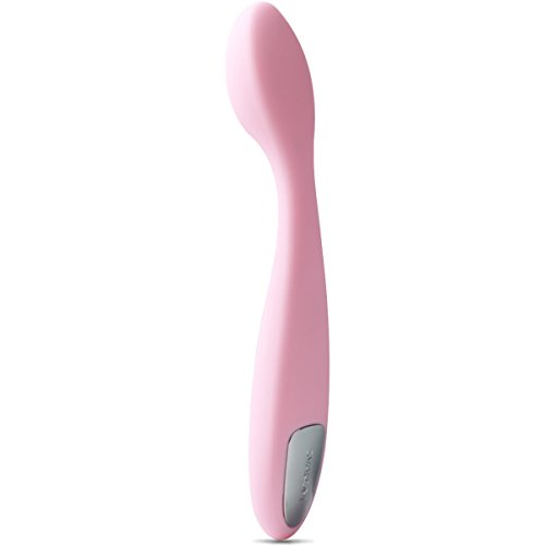 SVAKOM Keri - Pink Rechargeable, Contoured Vibrator - Waterproof Dildo - Vibrating Personal Massager - Sex Toys for Men, Women & Couples - Intelligent & Quiet