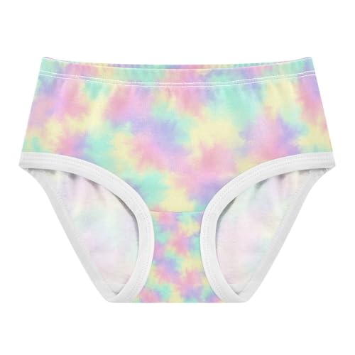 Pastel Tie Dye Toddler Underwear Girls, Girls Briefs, 2T–8 Years