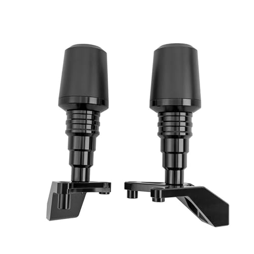 Motorräder Rahmen Schieberegler CBR650R Sturzbügel Aluminium Crash-Schutz Motorschutz Für Honda CB650R CBR650F CB650F 2020 2019 2018 2017 2016 15 14 Motor Crash Schutz (Color : Black)