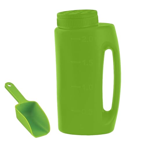 Hand Spreader Shaker- 27.94*12.7cm Versatile Earth Food And Fertilizer | Fertilizer Spreader Handheld | Efficient Salt Spreader, Broadcast Spreader | Hand Shaker Spreader With Spoon For Easy Refilling