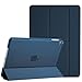 ProCase Funda para iPad 10.2" iPad 9 2021 / iPad 8 2020 / iPad 7 2019 Generación, Carcasa Folio Ligera Delgada Tapa Inteligente Reverso Translúcido Soporte -Azul Marino