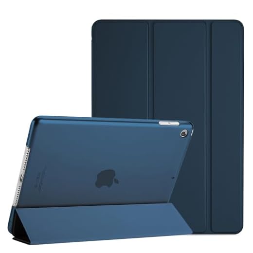 ProCase iPad 10,2 Fodral Skal, Smart Slimmat Fodral för iPad 10,2 tum 2020 8:e gen / 2019 7:e gen - Djupblå Marin