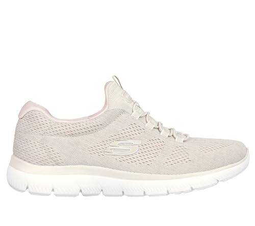 Skechers Sport Women's Women's Summits Fun Flare Sneaker, TPPK=Taupe Pink, 10.54