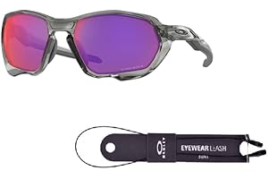 Oakley Plazma OO9019 Rectangle Sunglasses for Men + BUNDLE Accessory Leash +...