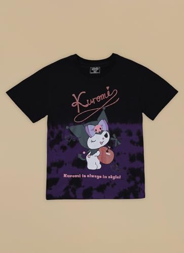Image of Kidsville Official Hello Kitty Graphic Printed Relaxed Fit Cotton Tshirt for Girls