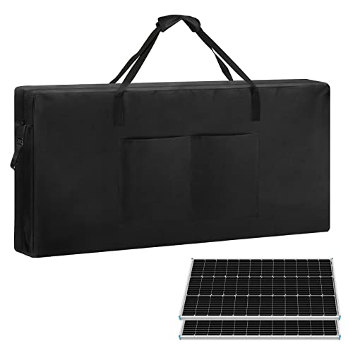 Yoyong Solar Panel Storage Bag - Carry Case for RV Kits, Portable Solar Panel Protective Case -...