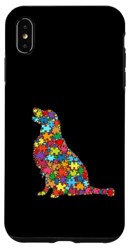 iPhone XS Max Golden Retriever Puzzle - Women Men Kids - Autism Awareness Case