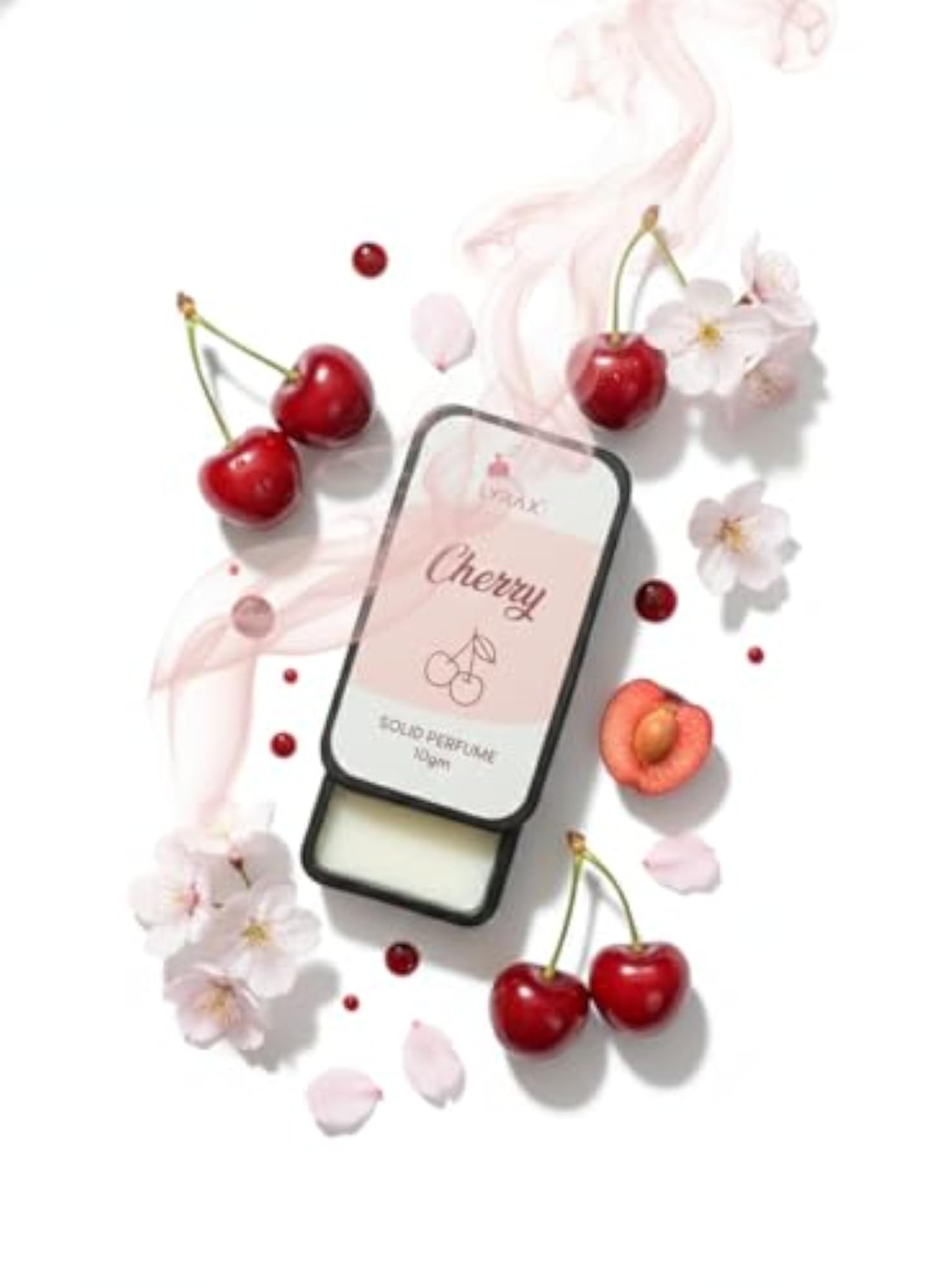 Unisex Cherry Solid Perfume, Travel-Friendly