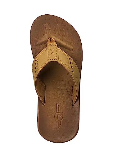 Image of REDVOLUTION New Boys' Beach Sandal TRIBAL Tattoo | Geometric Bali Flip-Flop Sandals