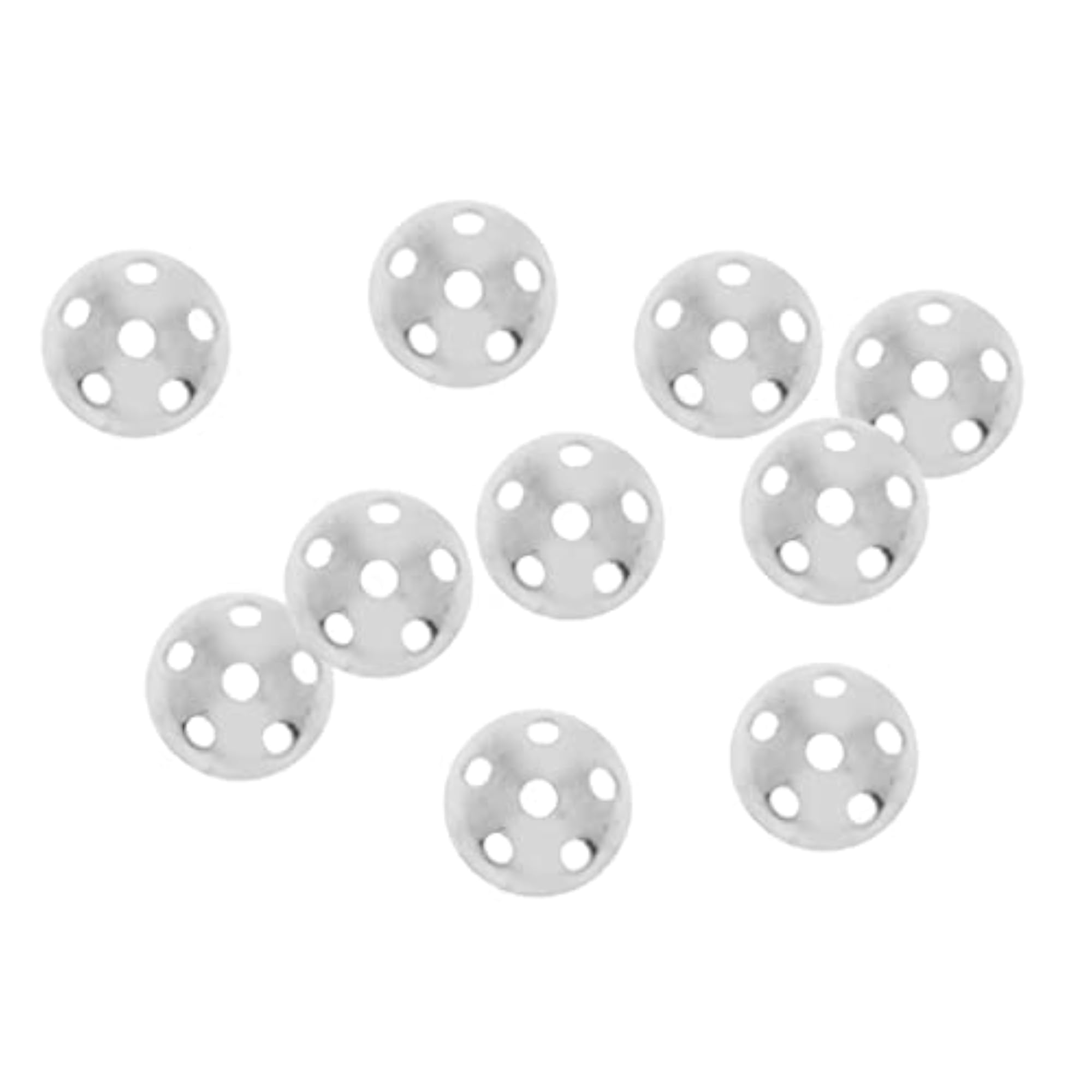 10 Pieces Metal Turbo Cone Heads Fly Tying Materials for Tube Flies