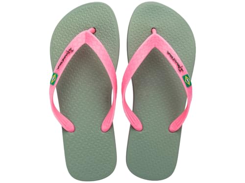 Tongs femme Ipanema Classica Brasil II Ff noires en caoutchouc souple