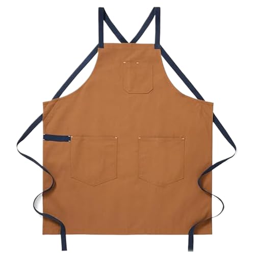 Tablier avec poches pour femme vêtement de travail pour pâtisserie et cuisine