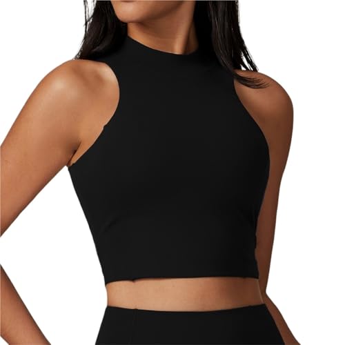 Camiseta sin mangas y top de pilates transpirable con soporte de gimnasio